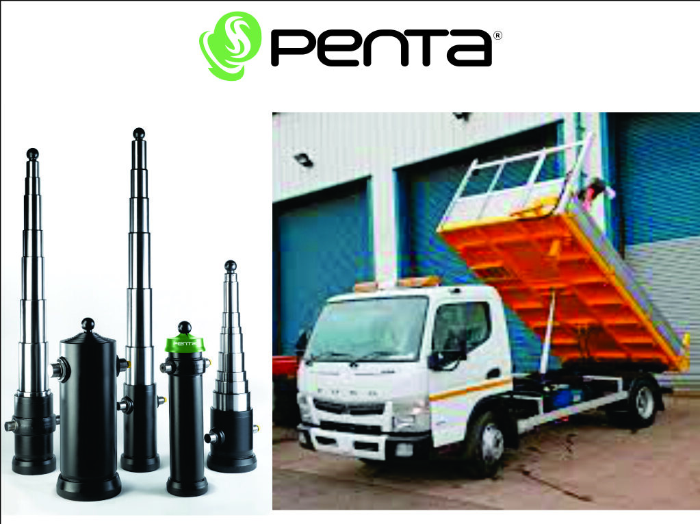 H.S. PENTA (Interpump) Underbody Cylinders for 2-10 cbm Tippers